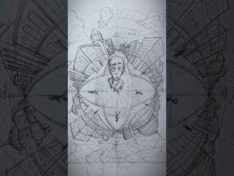 How to Draw a Fish-Eye 👁️ #art #drawing #shortsfeed #shorts