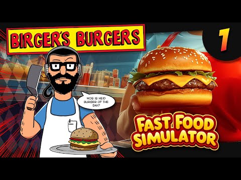 🍔 BIRGER ZOCKT Fast Food Simulator #1 - Birger´s Burgers!