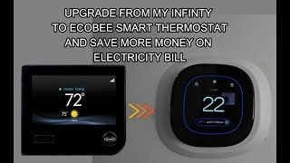 ECOBEE HOW TO INSTALL SMART THERMOSTAT AND PEK POWER EXTENDER KIT UPGRADING FROM INFINITY TO ECOBEE