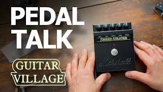 Video thumbnail for Pedal Talk - The Marshall Shred Master Pedal by Guitar Village