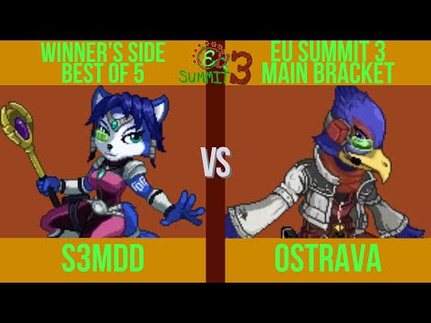 s3mdd (Krystal) vs. 0strava (Falco) - EU Summit 3 Winner's - SSF2 Tournament