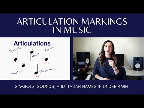 Articulation Markings in Music