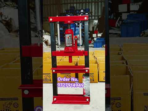 Hydraulic Press Nijshyam 10 ton #hydraulic #pressure #fanrepair #jack