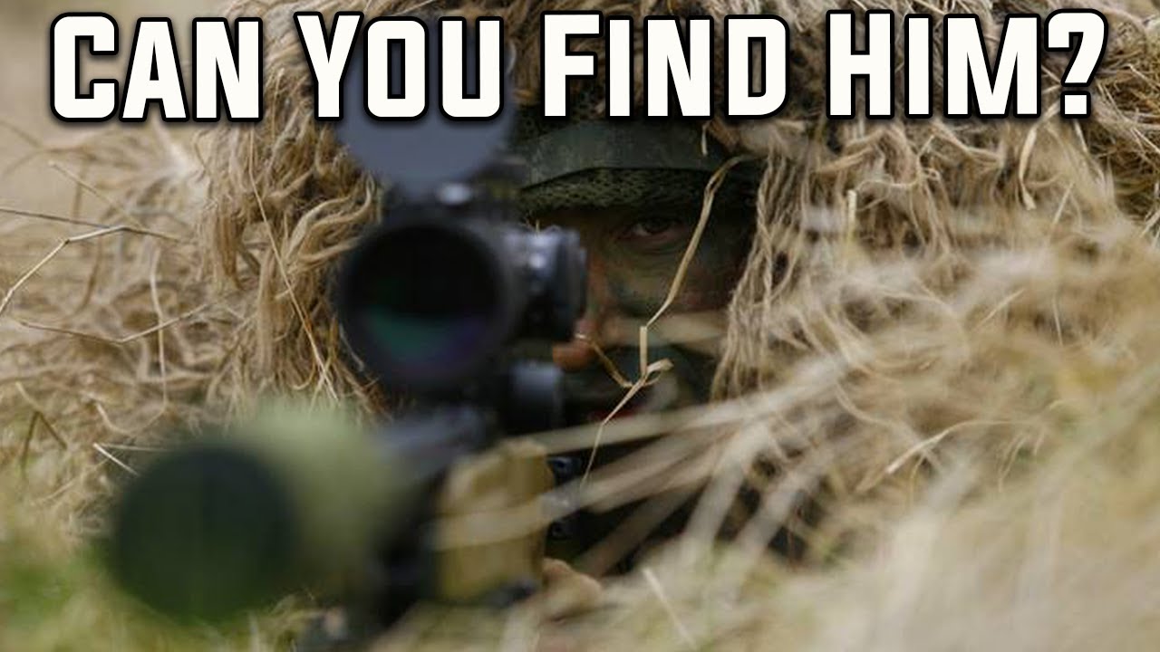 Can You Spot The Sniper Before He Shoots You?