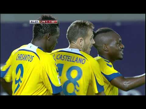 La Liga | Gol de Chrisantus (1-1) en el UD Las Palmas - Real Betis | 13-12-2012 | J6