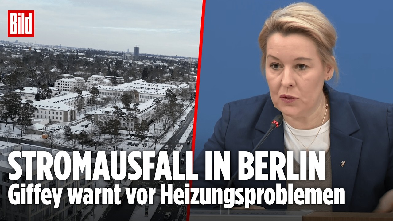 BERLIN ZITTERT: Blackout ohne Heizung – Giffey warnt vor Frost-Chaos