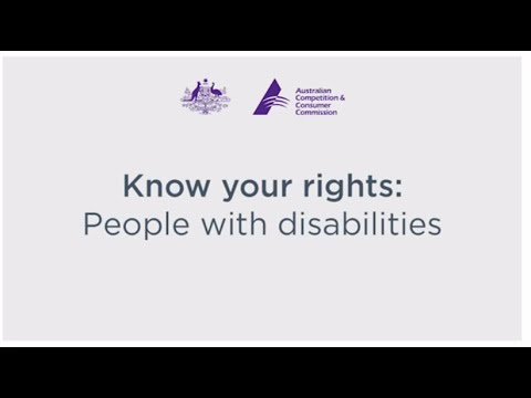 Know your rights: People with disabilities