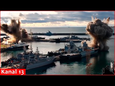 In first, Ukraine’s SBU struck Russian submarine with naval drones in Black Sea – Video of attack