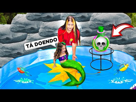 LAYRA THREW SOMETHING DANGEROUS ON HER LEGS AND BECAME A MERMAID!