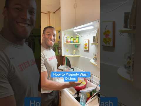 How to Wash Dishes the right way🙂