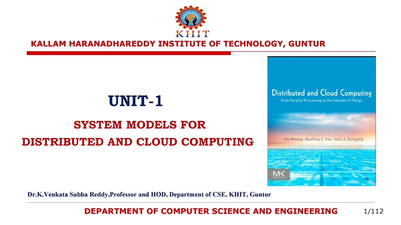 SYSTEM MODELS FOR DISTRIBUTED&CLOUD COMPUTING VIDEO-5