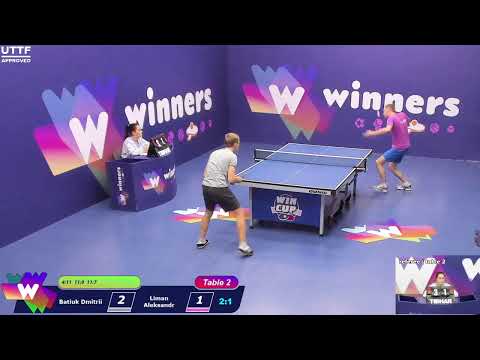 WINners CUP table 2  11.12  Batiuk Dmitrii - Liman Aleksandr  18:30