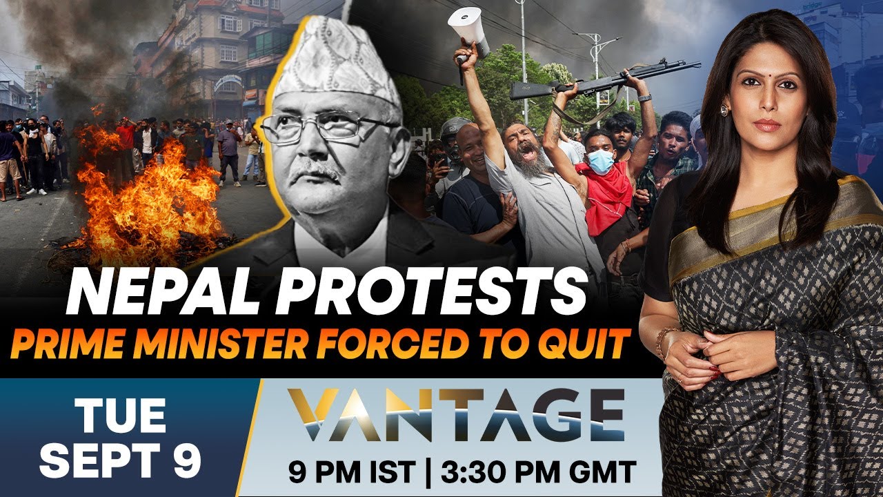 LIVE: Nepal's Gen Z Protesters Thrash Ministers and Set Parliament on Fire|Vantage with Palki Sharma
