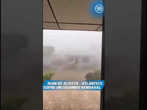 Juan de Acosta Atlántico sufre un segundo vendaval