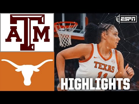 Texas A&M Aggies vs. Texas Longhorns | Full Game Highlights | ESPN College Basketball