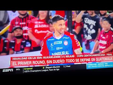 RESUME ALAJUELENSE 1 VS  1 XELAJU M.C. ESTADIO ALEJANDRO MORERA COSTA RICA 