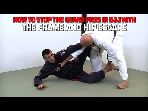 Guard Retention 1: The Frame and Hip Escape