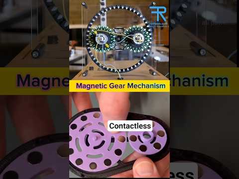 Frictionless Magnetic Gear Mechanism in Action – Smooth, Silent, and Efficient Motion System