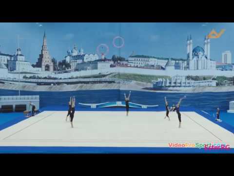 Belarus 2 hoops + 6 clubs Training - WC Kazan 2016