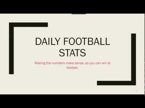 Make Money with Daily Football Stats Software