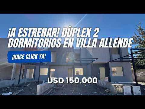 DÚPLEX A ESTRENAR EN VILLA ALLENDE CENTRO | 2 DORMITORIOS
