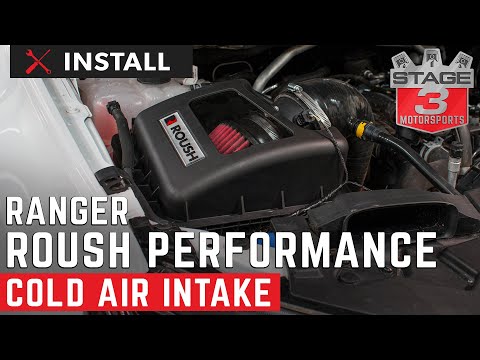 2019-2023 Ford Ranger 2.3L EcoBoost Roush Cold Air Intake Kit Install