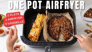 ONE POT AIRFRYER - J'ai mis TOUT mon repas dans le Air Fryer (et c'est du génie) 