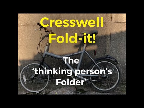 Cresswell Fold It, AKA Pashley Brilliant. Classic folding bike. A rare handbuilt example!
