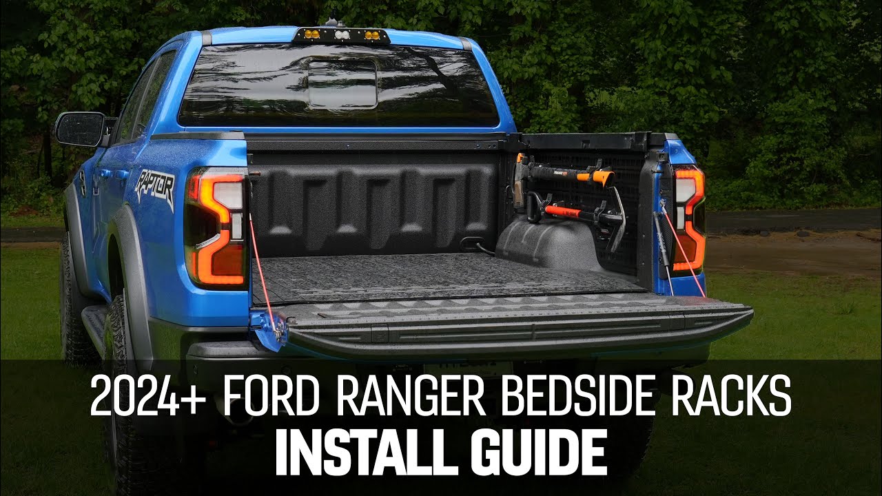 2024+ Ford Ranger/Raptor Bedside Rack MOLLE Panel Kit Install Guide