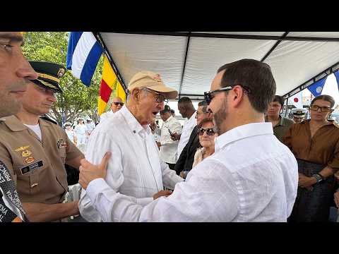 Presidente Abelardo De La Espriella en la ceremonia de Conmemoración del Día Cívico del Veterano