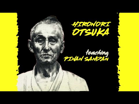 Hironora Otsuka Teaching Pinan Sandan - Rare Footage