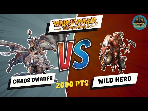 Beastmen – Wild Herd vs Chaos Dwarfs – Hunt for the Heartstone! – 2000 pts – Warhammer The Old World
