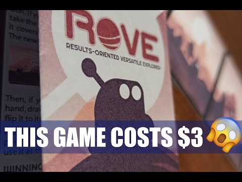SOLO Board Game Review: ROVE (Results-Oriented Versatile Explorer)