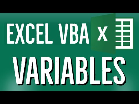 Excel VBA Tutorial for Beginners 34 Variables in MS Excel VBA