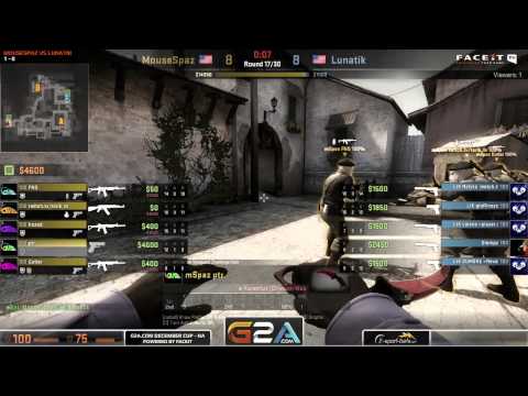 MouseSpaz vs Lunatik (de_inferno) - Map 2 - December Cup - CS:GO