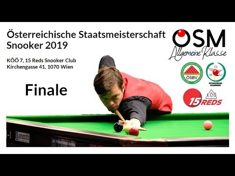 ÖSTM Snooker 2019 - Finale - Florian Nüßle vs. Jerome Liedtke