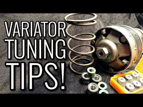 VARIATOR CVT TUNING TIPS! HOW TO Make Your Scooter Faster!