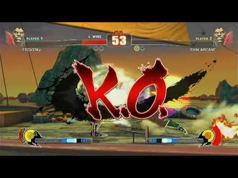Street Fighter IV EXCh33ky(me) Vs SHIN ARCANE (HD)