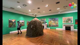 Aurora Bengoetxearen obrekin osatutako erakusketa, Ingurumen Baliabideen Etxean