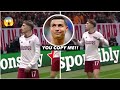 Garnacho copy Cristiano Ronaldo Goal Celebration vs Galatasaray