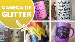 Vídeo de Caneca de glitter