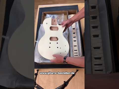 E-Gitarre Bausatz MLP Standard Mahagoni, Ahorn Griffbrett, geschraubter Hals