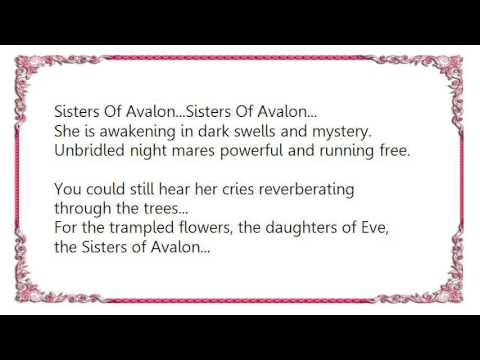 Cyndi Lauper - Sisters of Avalon Lyrics