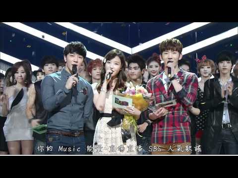 HD 110904 Super Junior - Mr. Simple 第四周第十Winner @ 人氣歌謠 [繁體字幕]