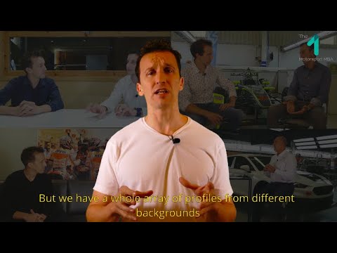 How does The Motorsport MBA work?