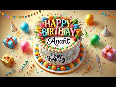🎉 Happy Birthday Anant 🎂 | Personalized Birthday Song with Name | Birthday Ringtone Collection