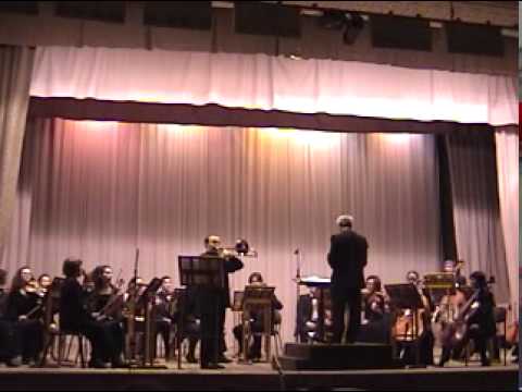 D.Milhaud "Concertino D'hiver" I mov. For Trombone and Strings