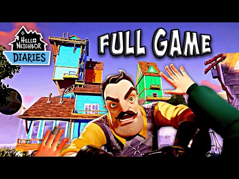Hello Neighbor - Nicky's Diaries | FULL GAME WALKTHROUGH | All Main Missions Completed