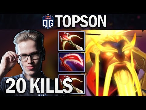 OG.TOPSON EMBER SPIRIT WITH 20 KILLS - DOTA 2 7.24 GAMEPLAY