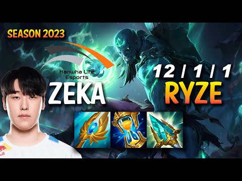 HLE Zeka RYZE vs JAYCE Top - KR Ranked